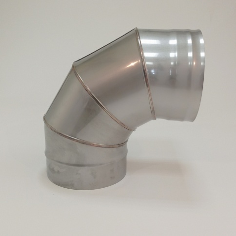 Колено 90° d 100 430/0,5мм фото 1